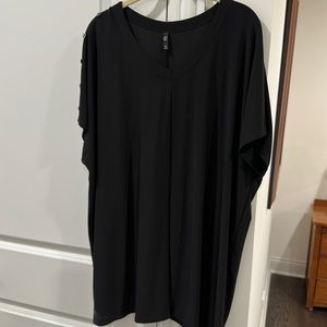 Black tunic top